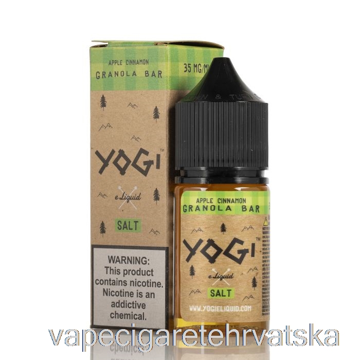 Vape Cigareta Jabuka Cimet Granola Bar - Yogi Soli E-tekućina - 30 Ml 50 Mg